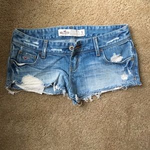 Distressing Hollister Shorts